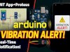 Vibration Detection System using Arduino, HC-05 & MIT App | Proteus + Real Hardware | Step-by-Step DIY